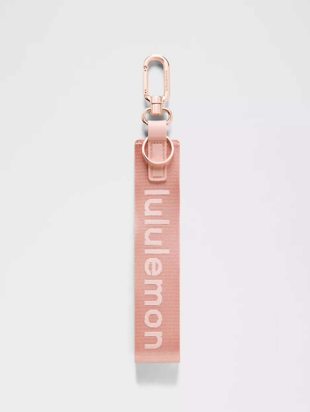 Lululemon Never Lost Keychain Tea Rose/Parfait Pink NWT